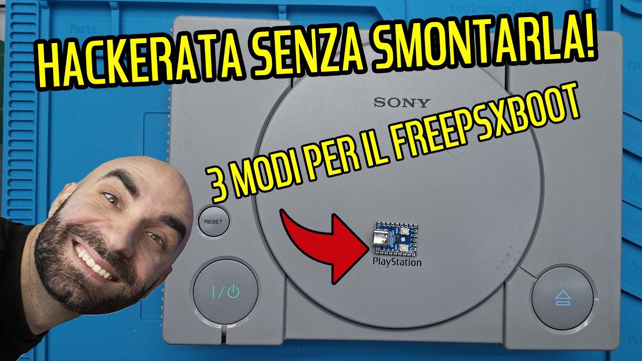 Ho Modificato una PlayStation con Freepsxboot e PicoMemCard con Raspberry RP2040!