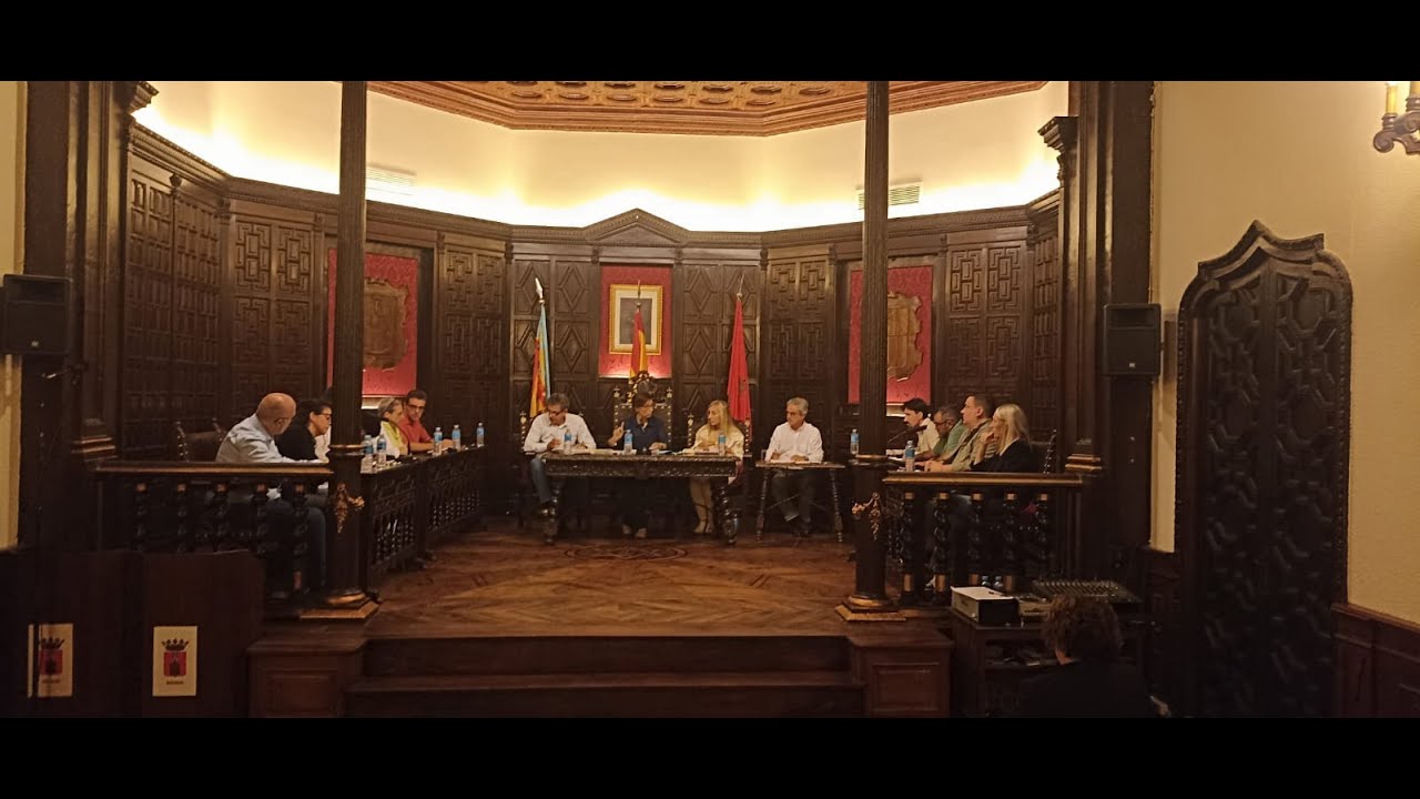 Pleno Ordinario Ayuntamiento de Segorbe (01/10/2025)