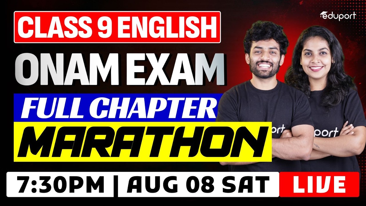 Class 9 | English | Onam Exam Portions Revision Through Questions | Eduport Class 9