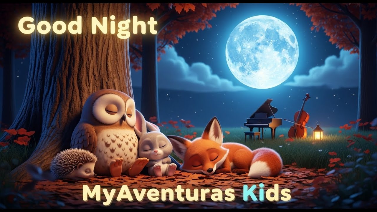 Good Night - Supermoon Forest Lullaby | Música Relajante de Piano y Violonchelo para Dormir Bebés