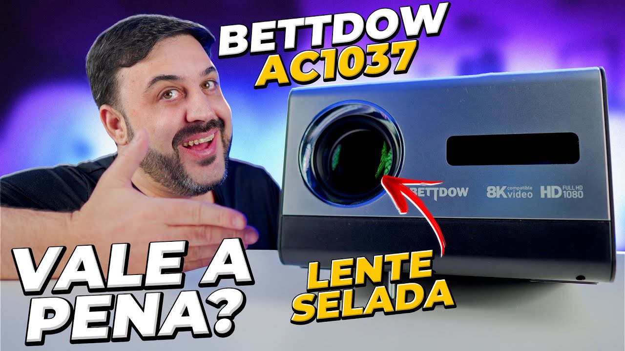 Testei o Projetor Bettdow AC1037 - Vale a Pena?