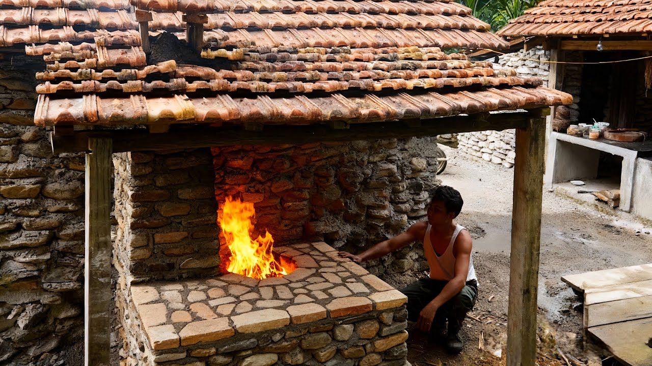 Young director builds natural stone kiln in 72 hours | Triệu Tam