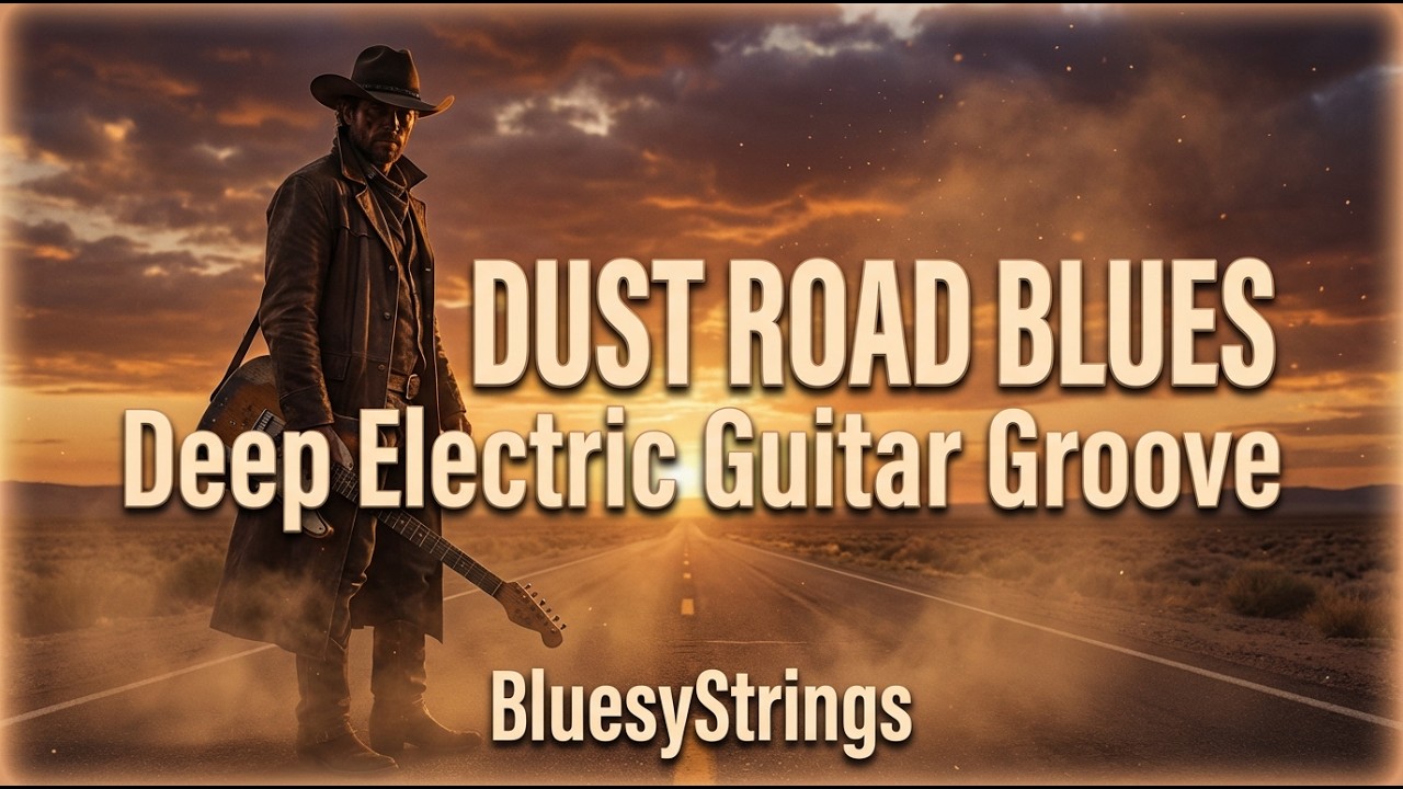 Dust Road Blues | Deep Electric Guitar Groove & Soulful Midnight Jam