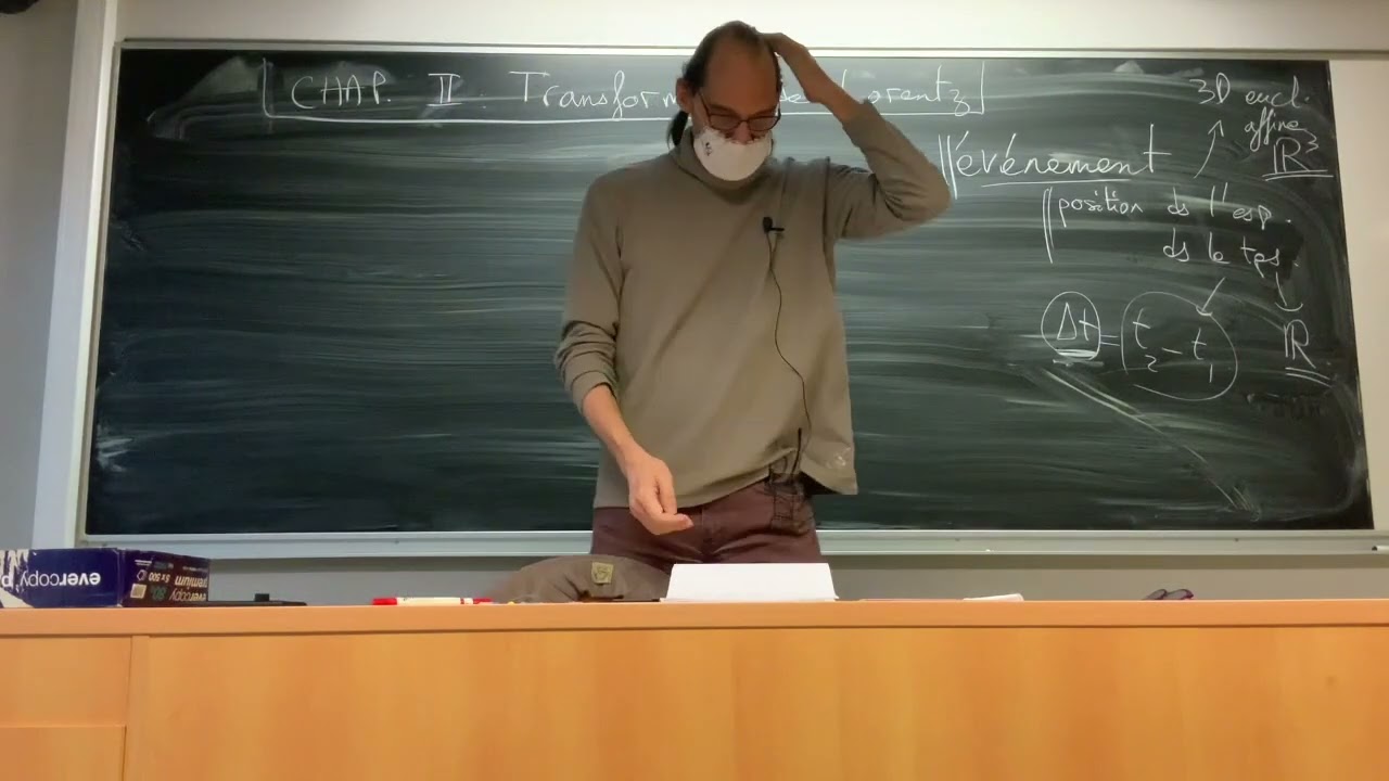 Relativité restreinte, 2022 : séance 3