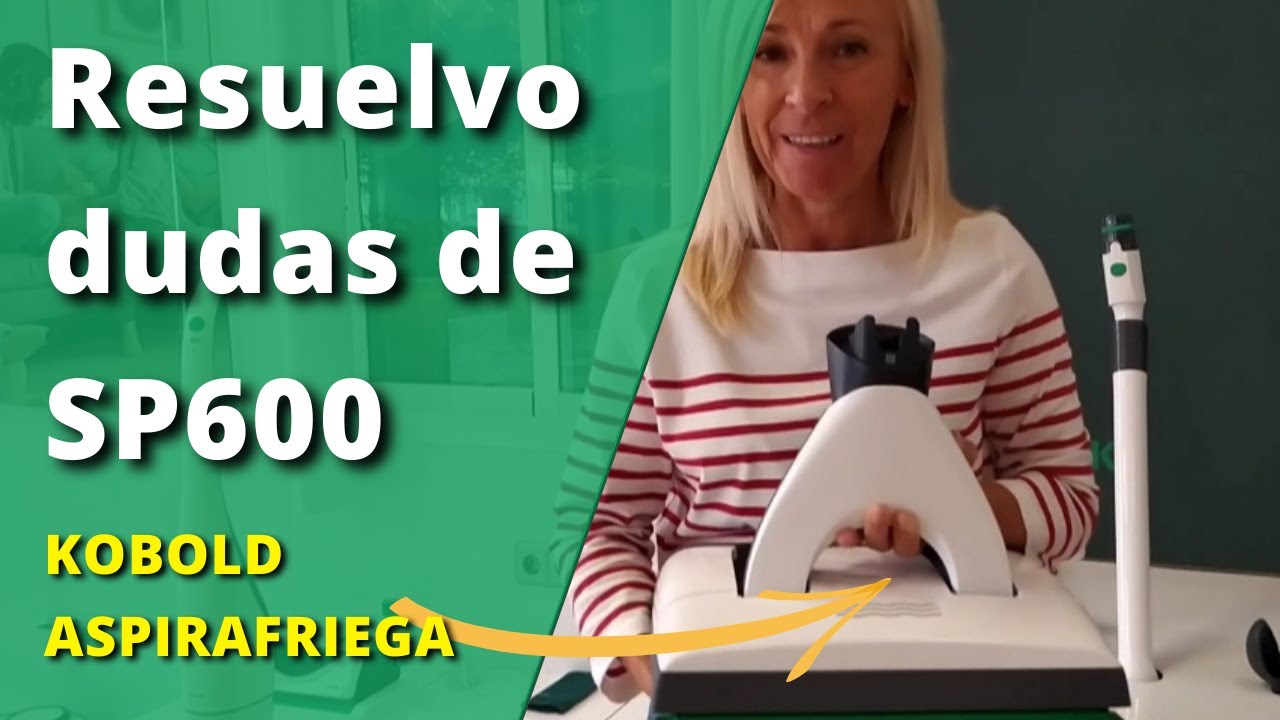 SP600 Kobold/gestionar nivel aspiración, humedad y gasto de batería.