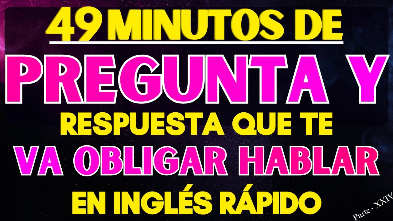 CONVERSACIÓN EN INGLÉS PARA PRINCIPIANTES || FRASES BÁSICAS EN INGLES QUE NECESITAS TODOS LOS DÍAS