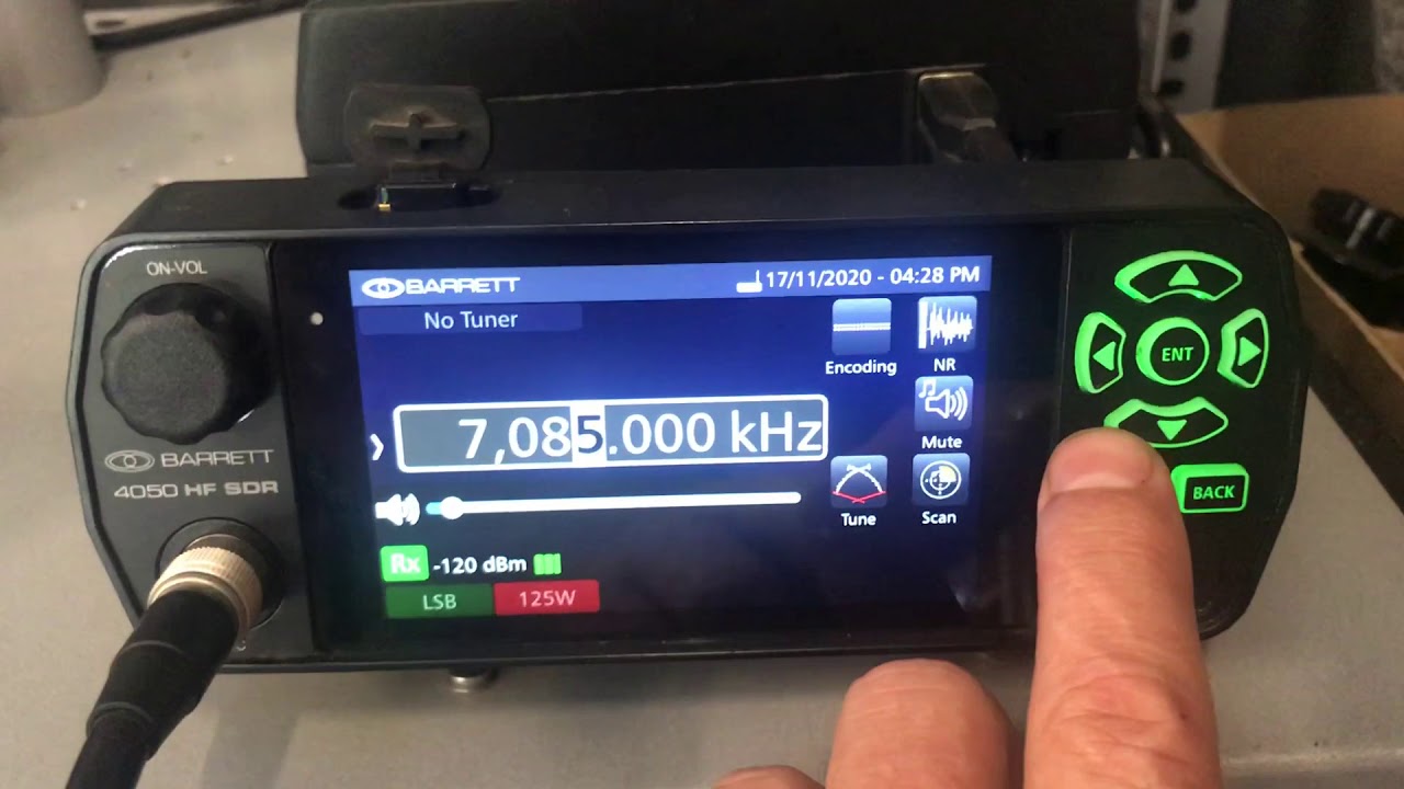 Barrett 4050 HF Transceiver - Guard Guard Limit Demo - Amateur/Ham Radio