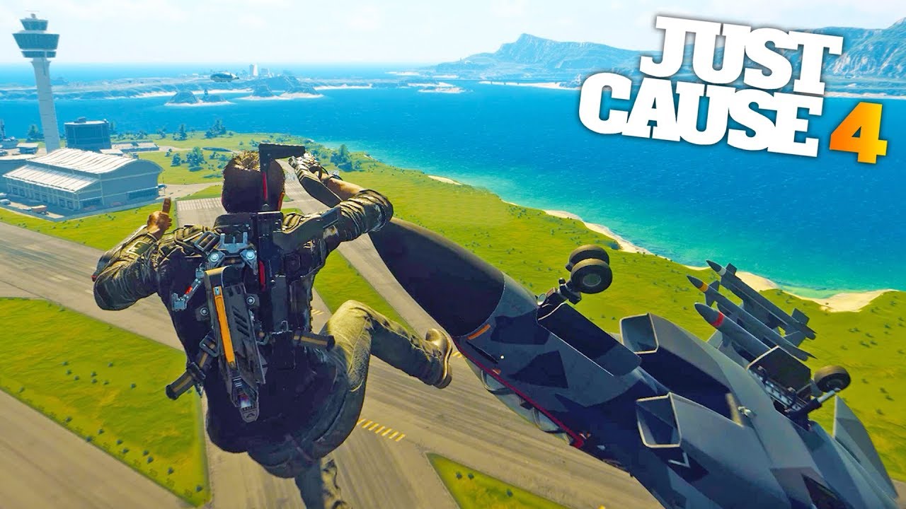CAN WE FLY A PLANE USING A WINDGUN in Just Cause 4!