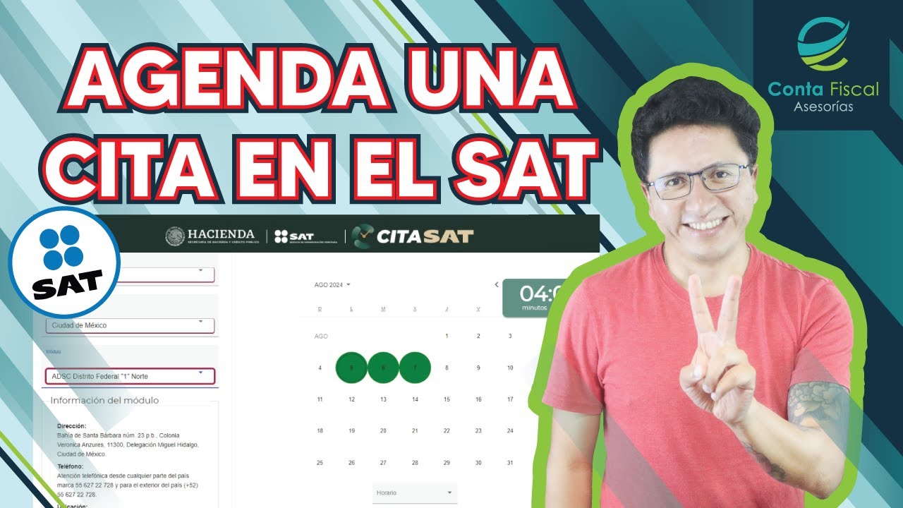 ►|🔥¿Cómo Agendar una CITA EN EL SAT? Caso Práctico 2024🔥