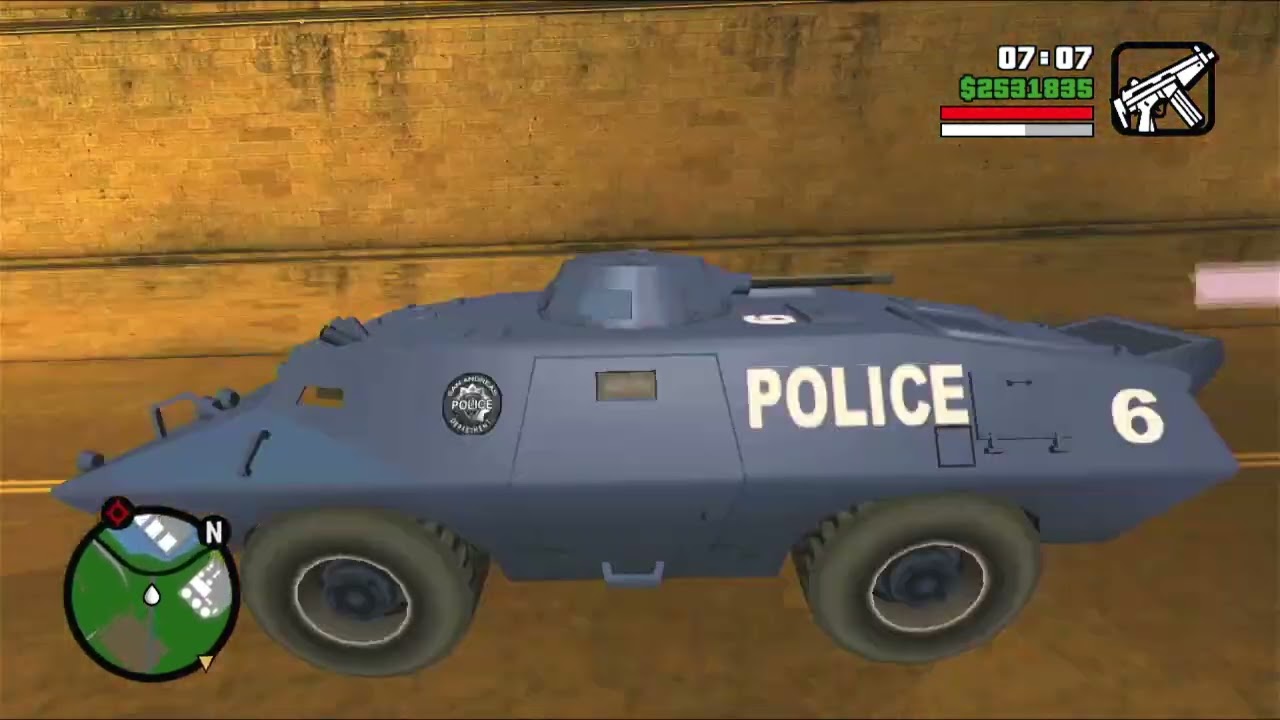 tanque SWAT gratis y sin trucos o Mods |GTA San Andreas|