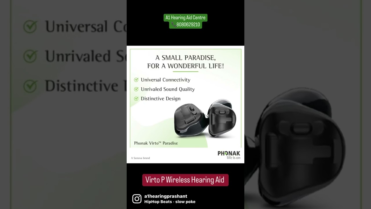 Phonak Virto P ITC Hearing Aid in Mumbai, Phonak Hearing Aid Price, Ph-8080629210
