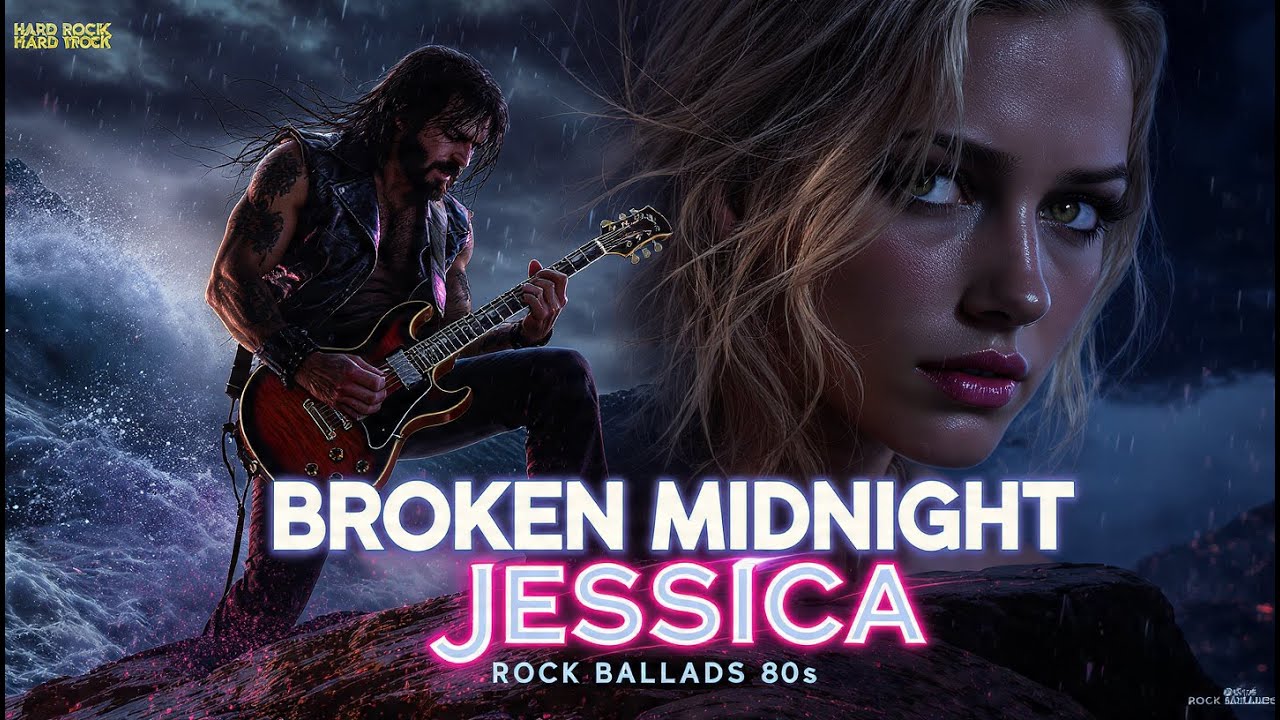 🎸 Jessica - Broken Midnight  – 80s Hard Rock Ballad | Emotional Rock Love Song