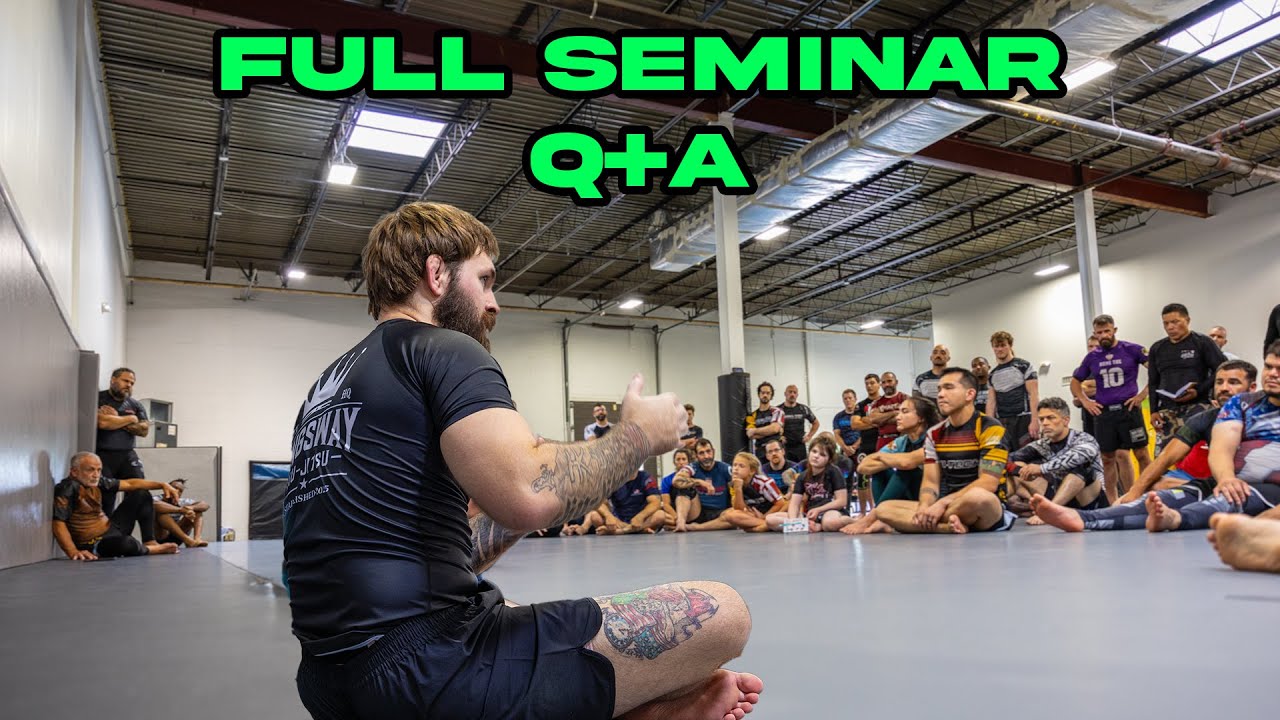 Gordon Ryan Full 1 Hour Seminar Q+A