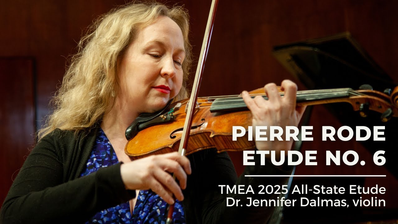 Texas 2025-2026 All-State Violin Etude - Pierre Rode No. 6