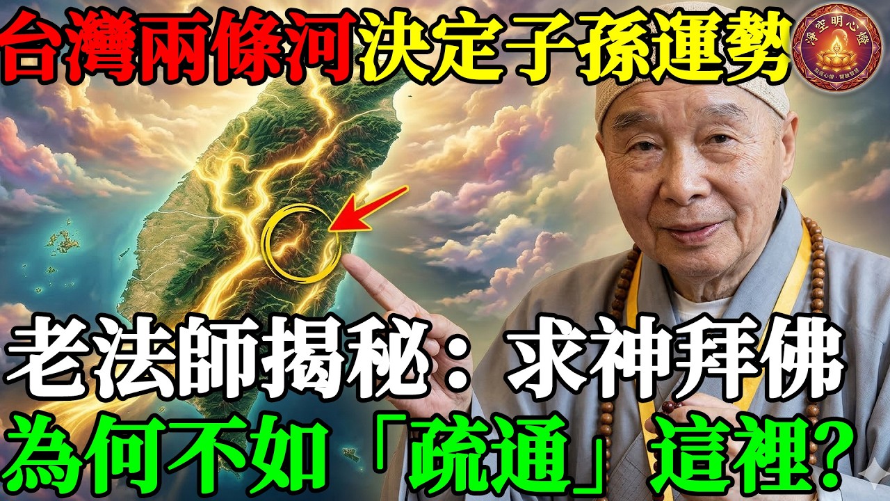 台灣這兩條河，才是決定你子孫運勢的真正龍脈！老法師揭秘：求神拜佛為何不如「疏通」這裡？#淨空法師 #淨空明心燈 #台灣命脈 #因果故事 #念佛感應 #孝道教育 #弟子規 #了凡四訓 #極樂世界