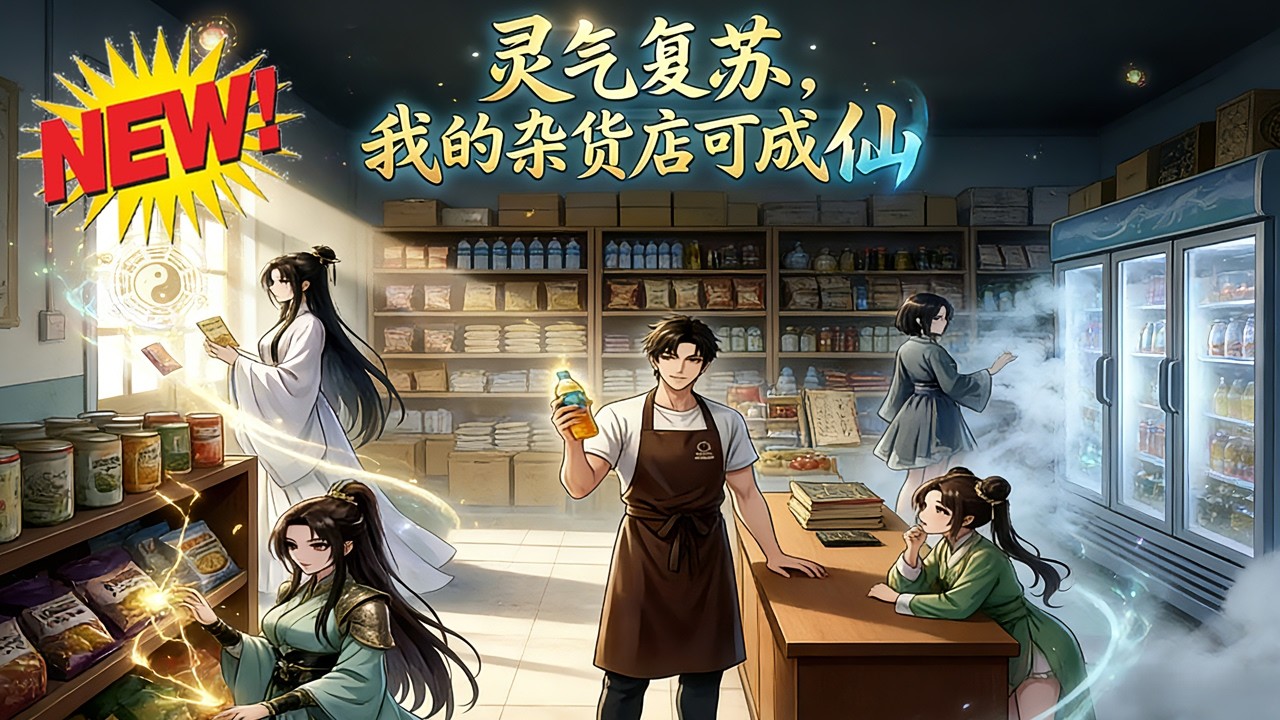 ⚡【新番速递】《灵气复苏，我的杂货店可成仙》穿越灵气复苏世界开杂货店，我只想买灵根，却不知店里全是逆天神物！#玄幻 #修仙 #逆袭 #爱看动漫