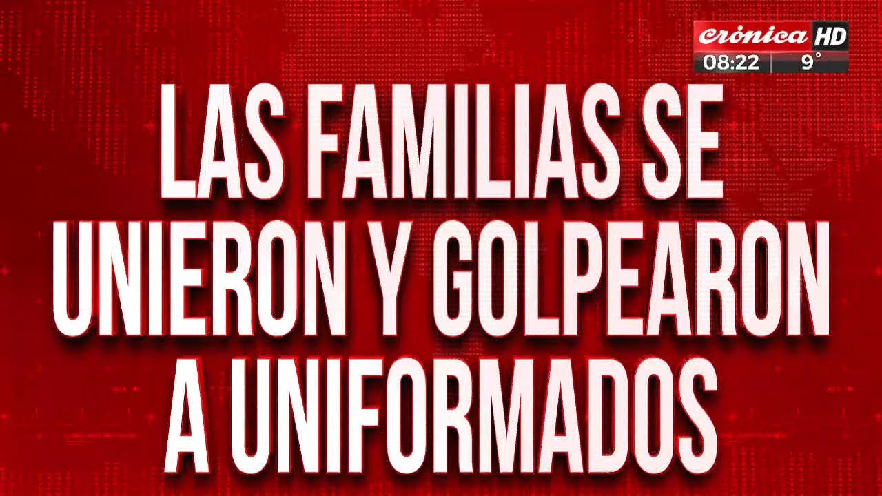 Tras pelea vecinal, se unieron y golpearon a los polic&iacute;as