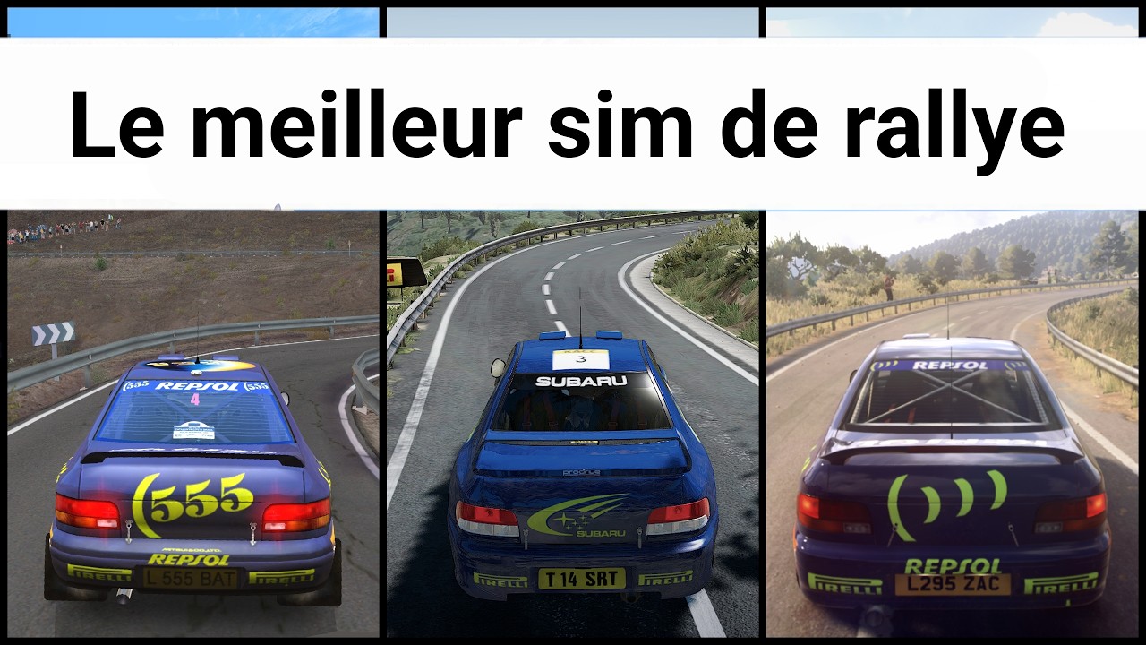 Dirt rally 2.0 vs Richard Burns rally vs WRC 10. Quel est le meilleur sim de rallye?