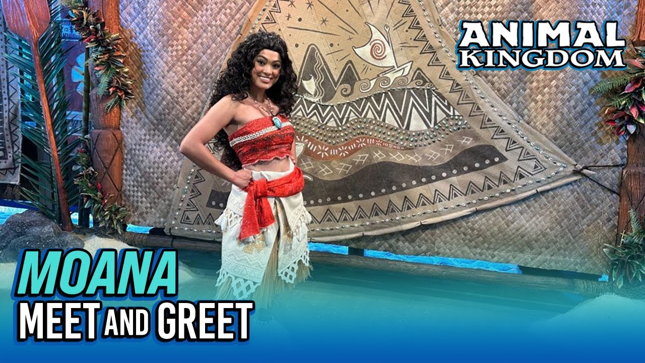 Moana Meet and Greet at Disney’s Animal Kingdom