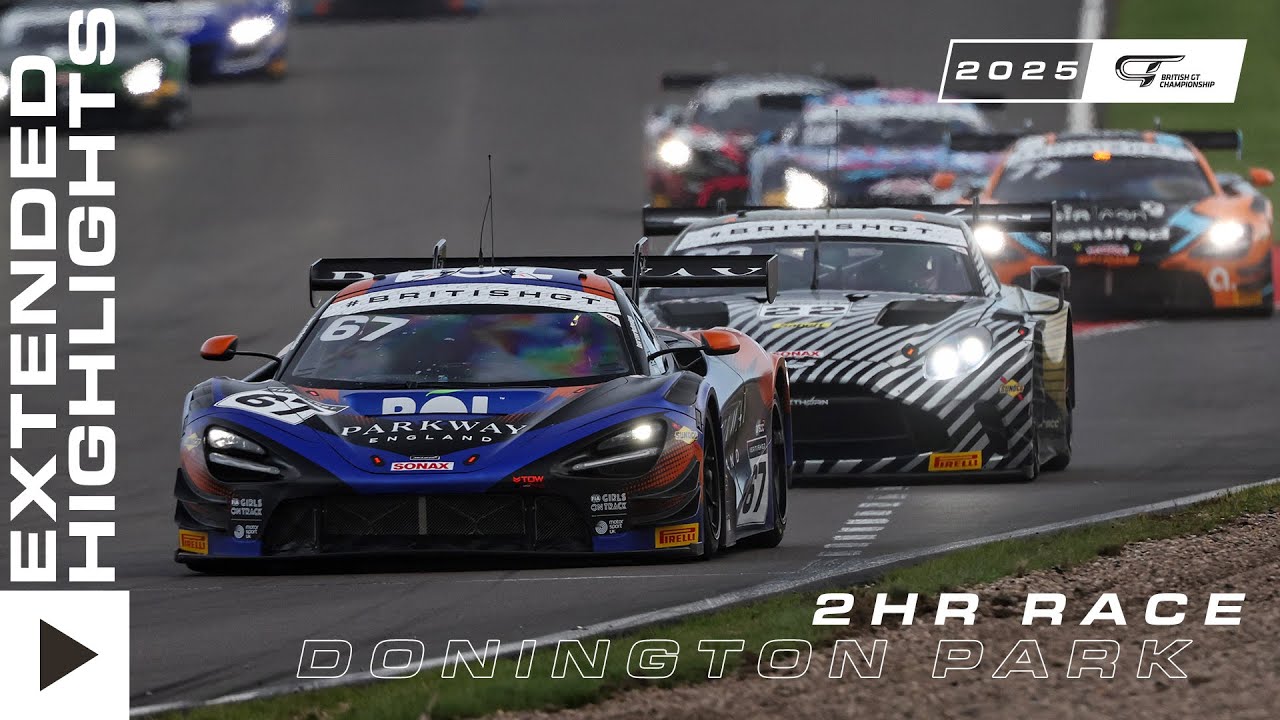 Extended Highlights I Donington Park I 2025 British GT Championship