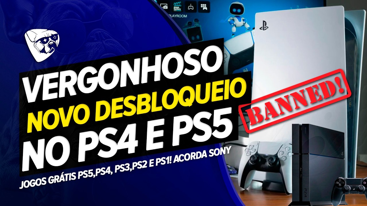 VERGONHOSO! Novo DESBLOQUEIO Do PS5 finalmente RODOU TODOS Os JOGOS De PS3,PS2 e PS1! ACORDA, SONY!