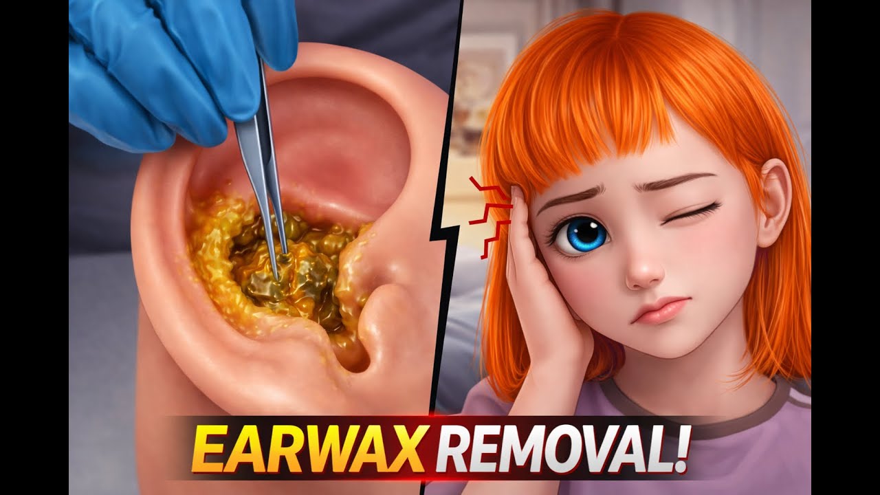 ASMR Ear Cleaning Giant Earwax Removal Satisfying