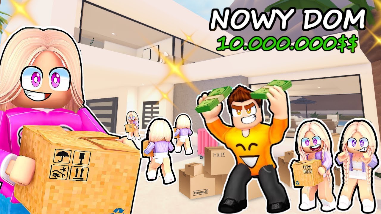 KUPUJEMY NOWY DOM ZA 10.000.000 $$ na BERRY AVENUE w ROBLOX! | PIĘCIORACZKI - NOWY ETAP ❤️