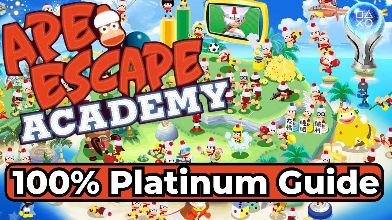 Ape Escape Academy - Full Platinum Trophy Playthrough