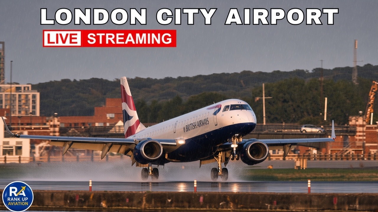 🔴 LIVE: London City Airport Plane Spotting (LCY) | KLM, BA, ITA &mdash; 27/08/26