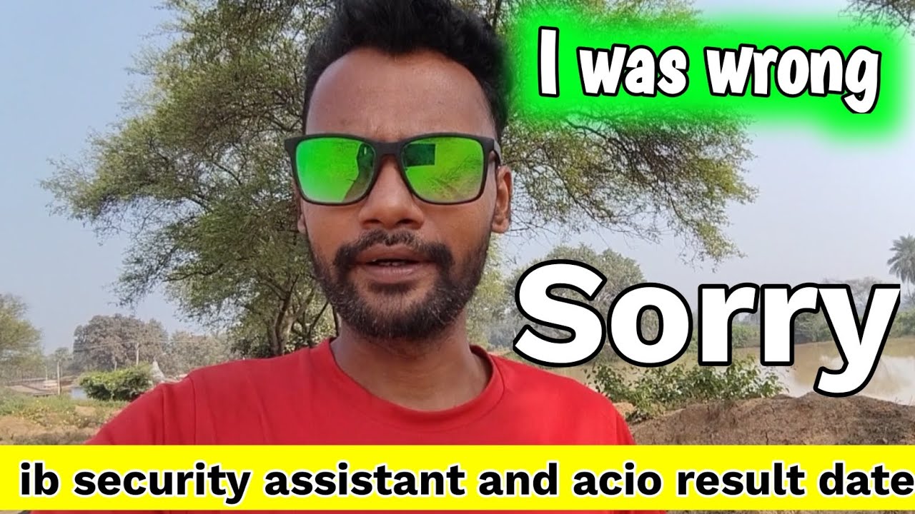 Ib security assistant result date important update 🔥 I ib security assistant  I was extremely wrong