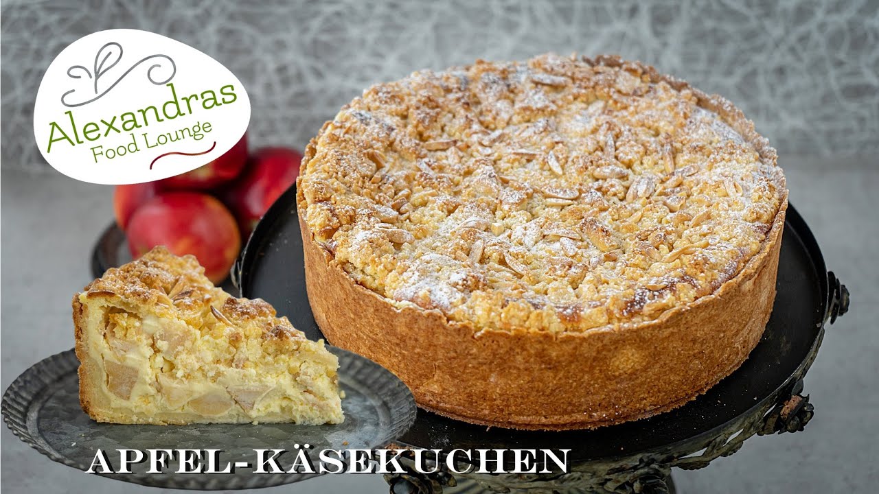 Super cremiger Apfel Streusel - Käsekuchen/ #apfelkuchen #käsekuchen #streuselkuchen