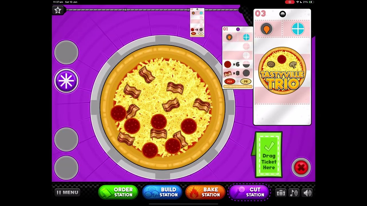 10 Minutes of Papa’s Pizzeria To Go | Cozy & Relaxing Gameplay