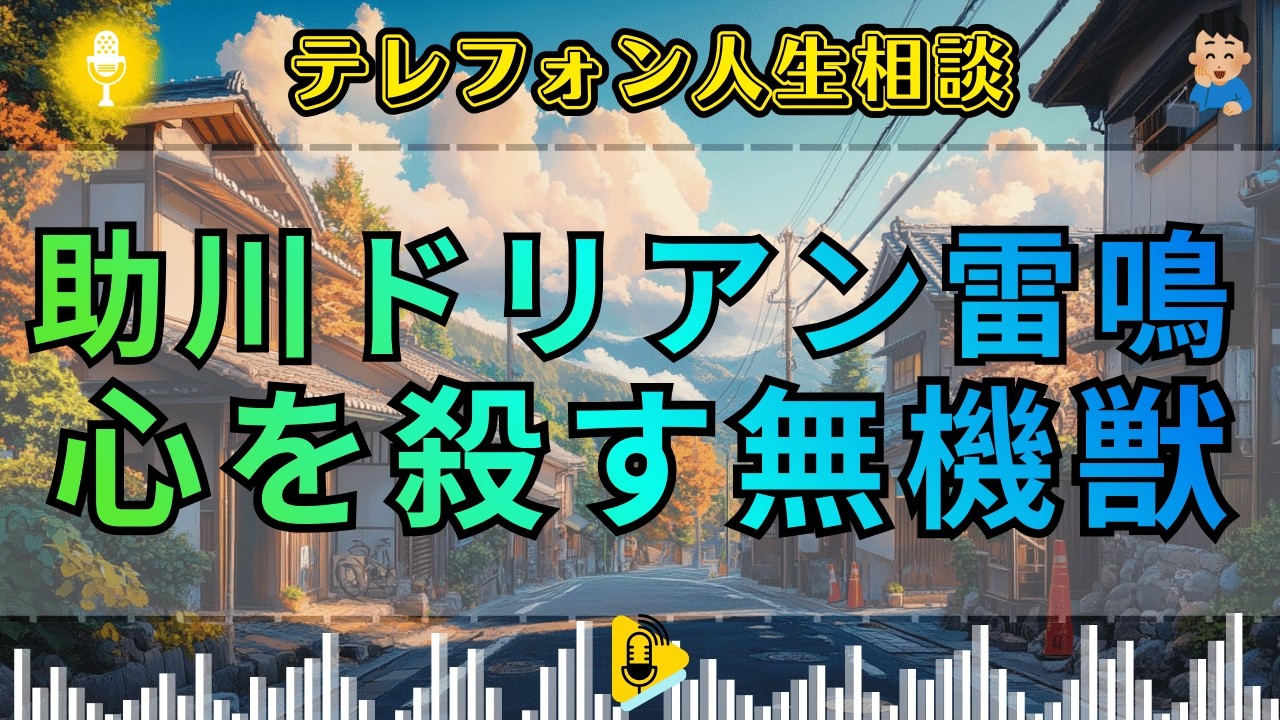 【テレフォン人生相談】 共感の墓場。無関心を「性格」と偽り, 妻の心を惨殺し続ける「欠陥夫」の醜悪な本性。ドリアン助川が放つ断罪！その鈍感、ただの暴力だ。今井通子が暴く, 腐った婚姻。
