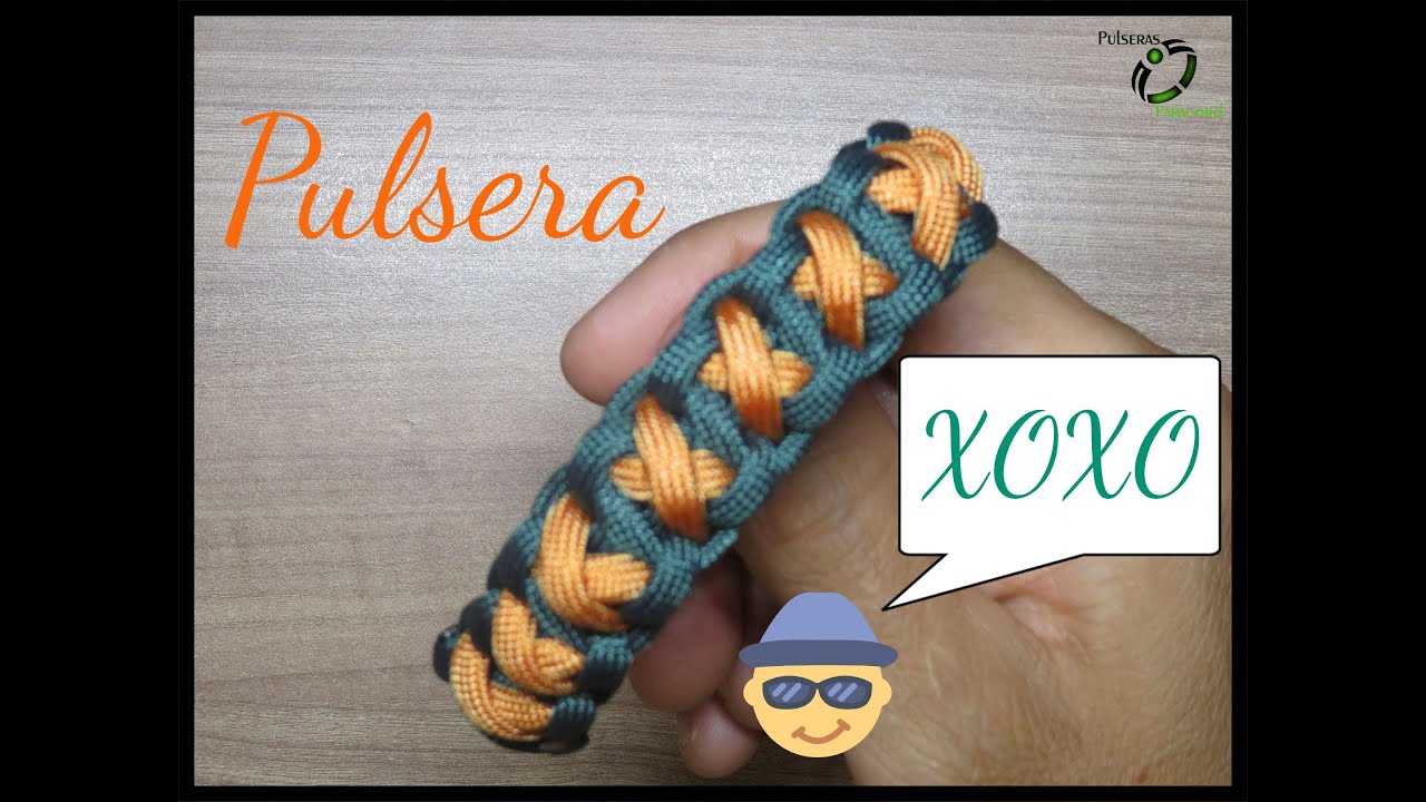 Pulseras Paracord Dos Colores - NUDO COBRA - Paracord Bracelet