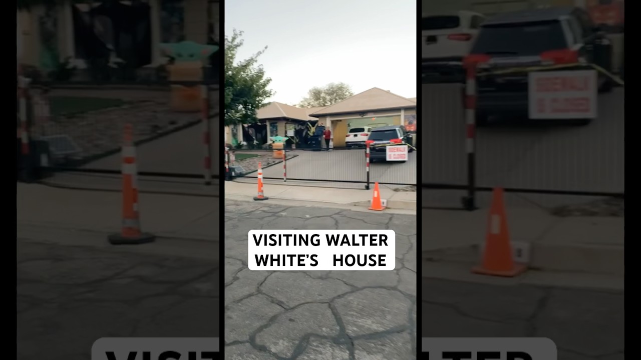 Посещение дома Уолтера Уайта #вовсетяжкие #walterwhite #newmexico #albuquerque