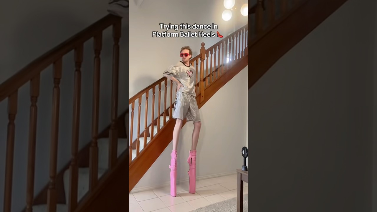 WHY WAS I FALLING LIKE THAT??? 😭🤪 #highheels #heels #arianagrande #pleasershoes #outfit