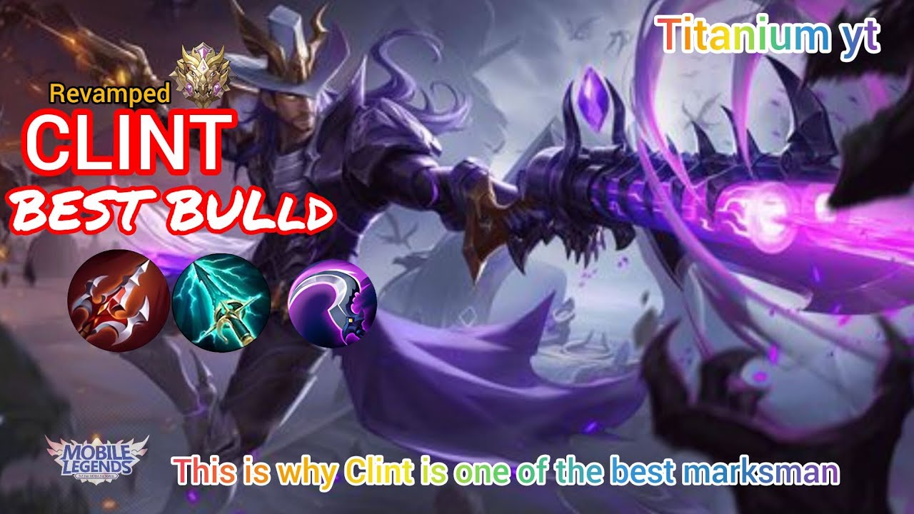 CLINT FULL DAMAGE 1 SHOT BUILD IS HERE!!🔥😱(💯 BROKEN!!)-MUSTTRY! - MOBILE LEGEND