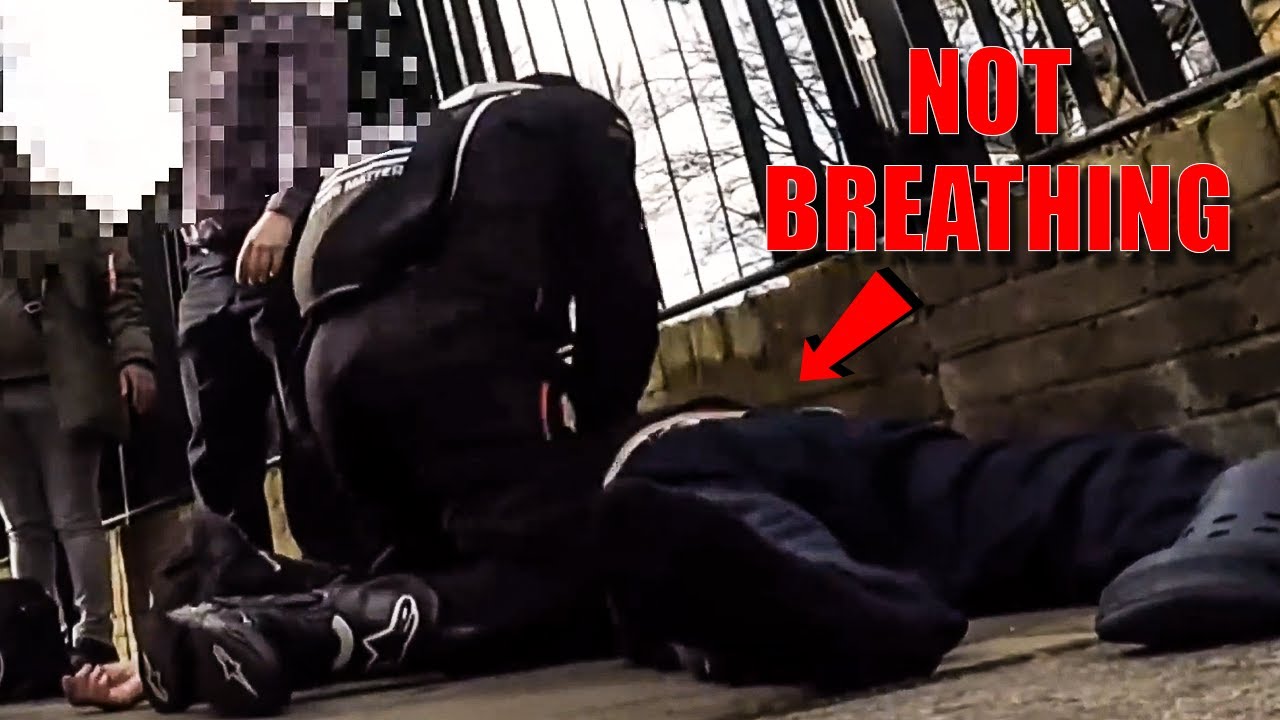 Biker Helps Save Man Life | Close Calls, Road Rage & Awesome Motorcycle Moments