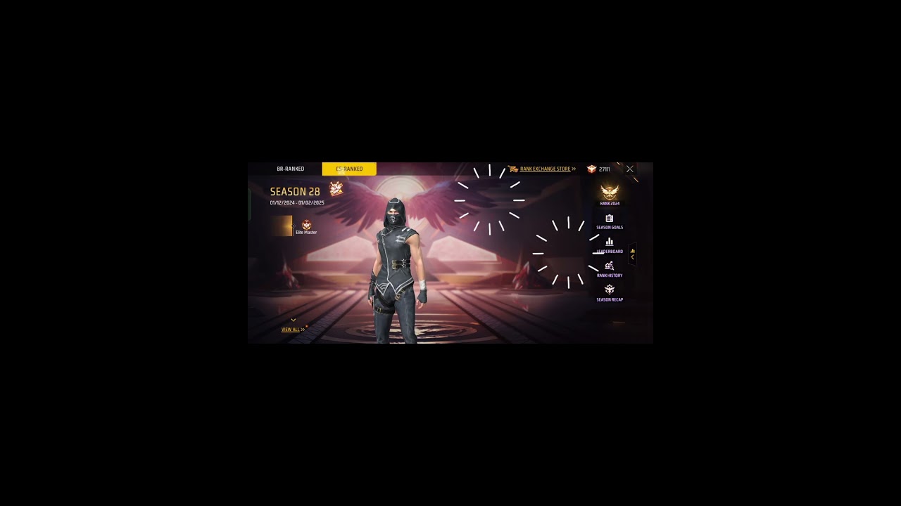 Free fire/Grandmaster not showing in Br , CS rank 🥺🫥😵&zwj;💫