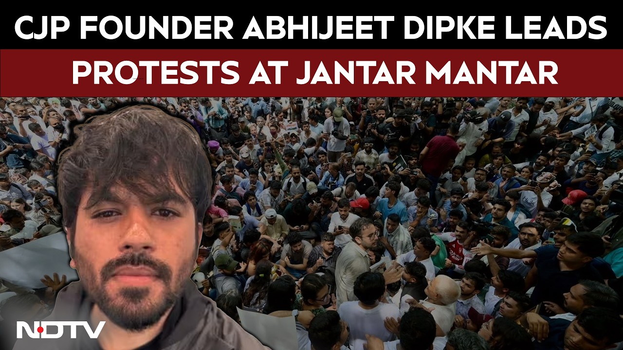 Cockroach Janta Party Protest | CJP Founder Abhijeet Dipke Leads Student Protests At Jantar Mantar