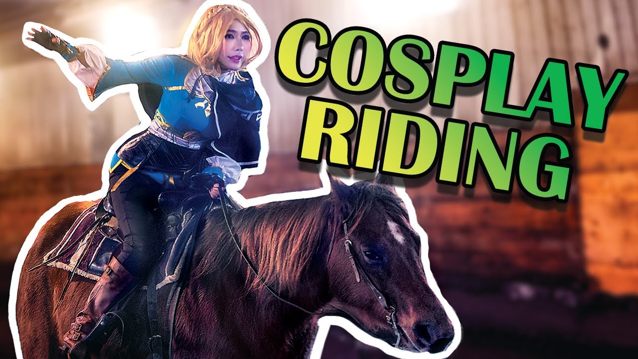 Zelda Cosplayer's First Time Riding a Horse