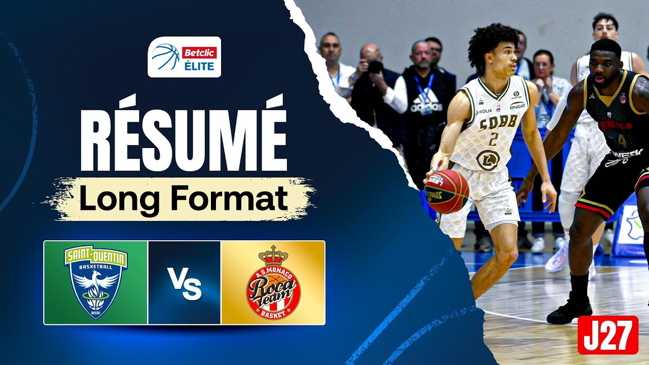 David renverse Goliath 🤯 ??? - Saint-Quentin vs Monaco - Résumé Betclic Elite J27