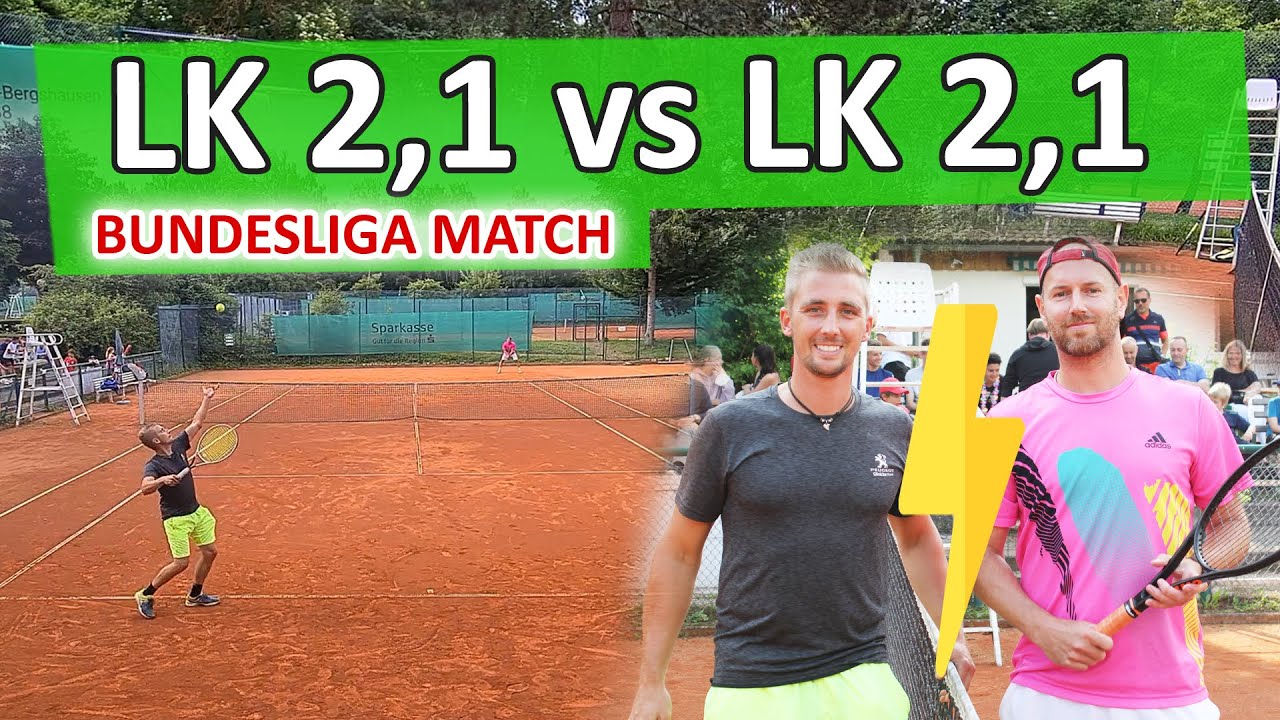 Tennis LK Match LK2 vs LK 2 / Showkampf Bundesliga H30 | Kares vs Amend 22.07.21 | Highlights