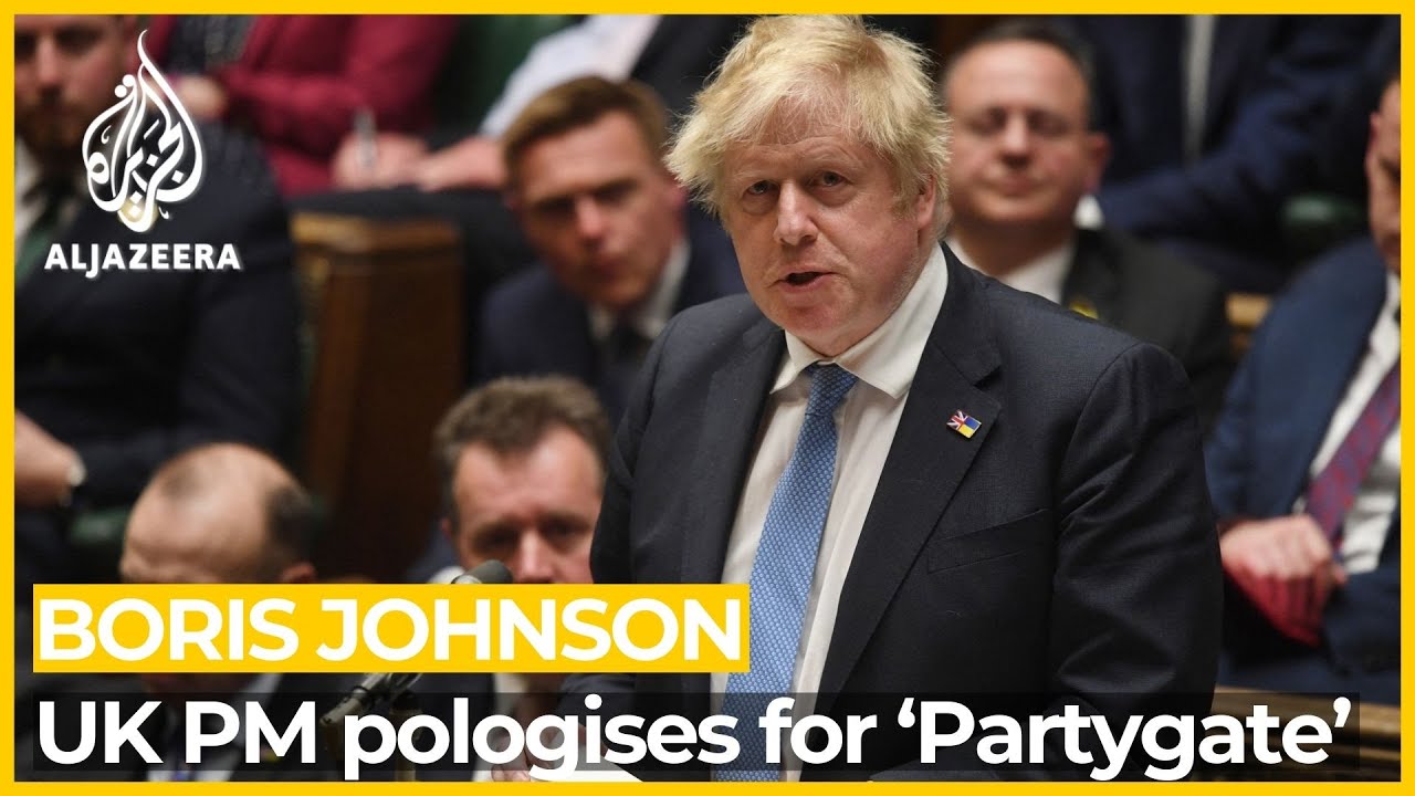 UK&rsquo;s Johnson apologises for COVID &lsquo;Partygate&rsquo; scandal