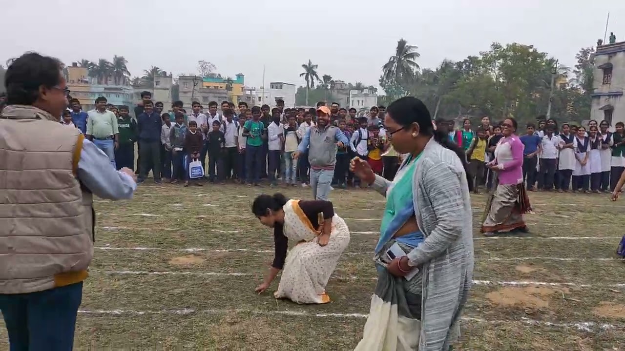 Spoon Race #AnnualSports @Ghoshpur High School (H.S.)