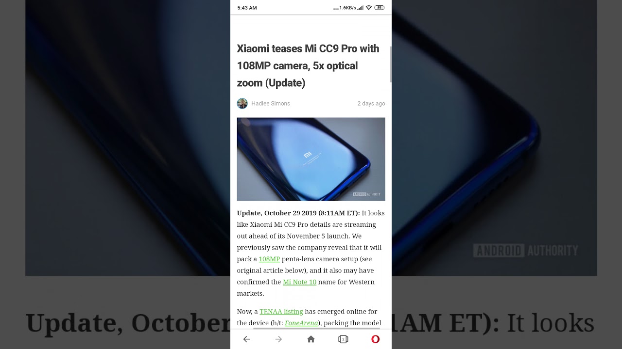 Xiaomi teases Mi CC9 Pro with 108MP camera, 5x optical zoom (Update)