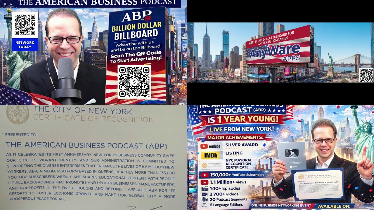ABP Billion Dollar Billboard. Get Your Spot on The Billion Dollar Billboard Today!