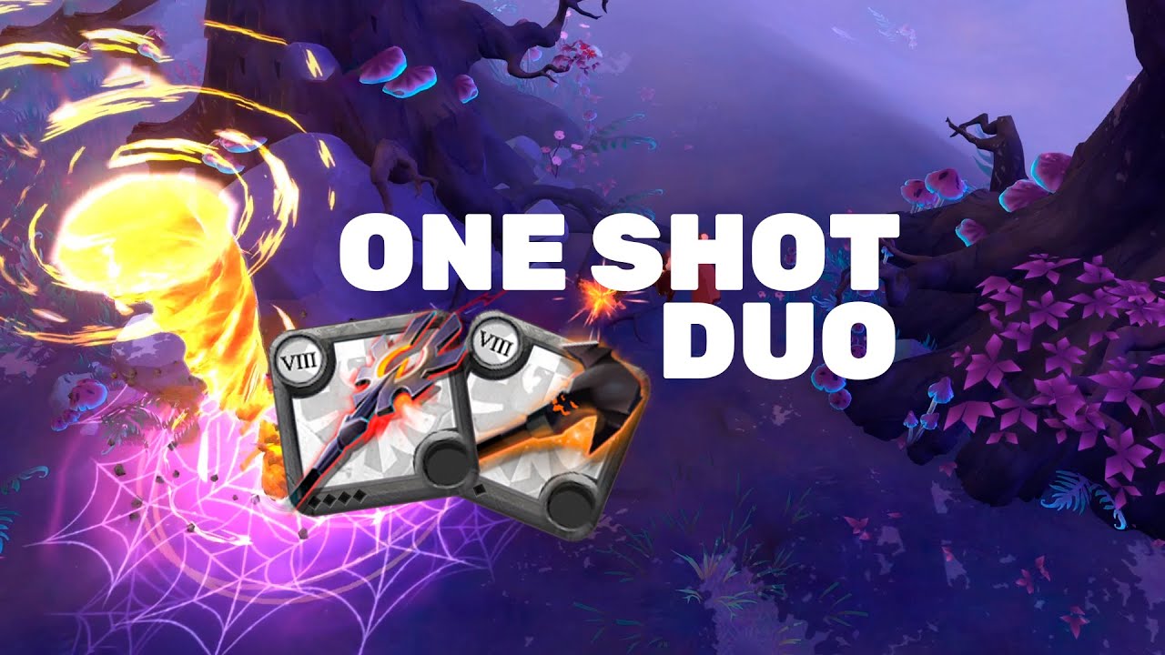 Комбо Пылающий посох + Булава Инкуба | Дуо One Shot билд | Albion Online PvP