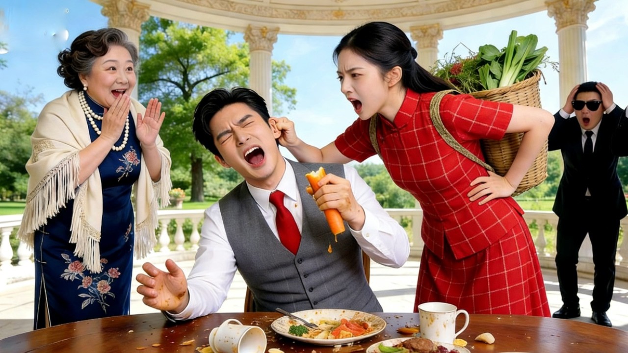【新劇】無人敢管的混世魔王少爺，竟被鄉下妹當眾揪耳教訓！所有人都以為她要完蛋了，沒想到他卻被制服，從此只聽她的話，成為了全家小團寵！