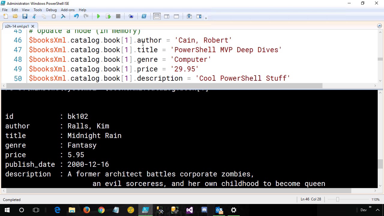 PowerShell and XML